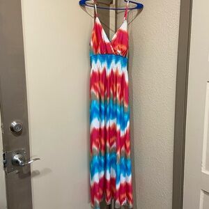 She's Cool Multicolor Maxi Dress